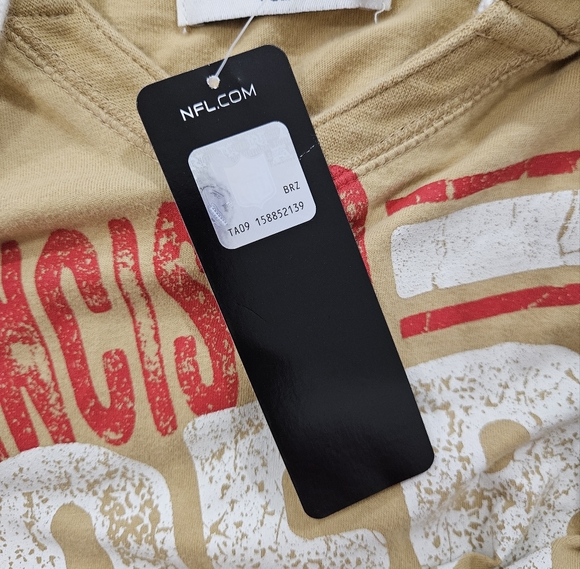 NFL San Francisco 49ers 1346 Pullover Sweatshirt in Red/Tan Women's Size XL - Picture 5 of 5